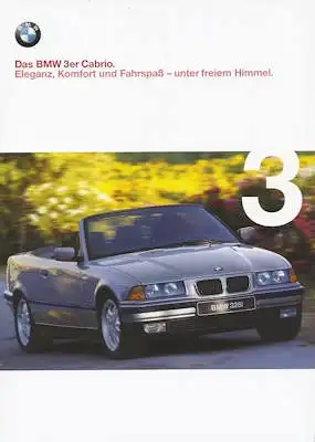 BMW 3er Cabrio Prospekt 1999
