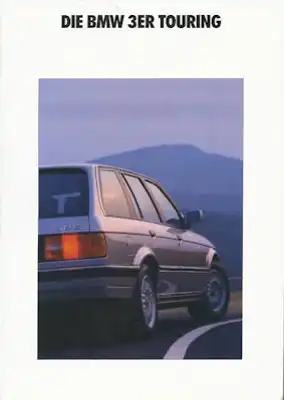 BMW 3er Touring Prospekt 1991