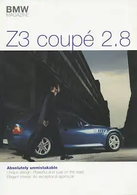 BMW Z 3 Coupé Prospekt 1998