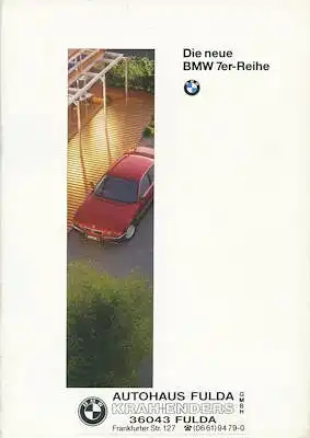 BMW 7er Prospekt 1995