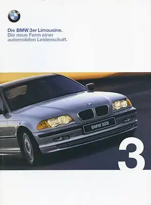 BMW 3er Limousine Prospekt 1999