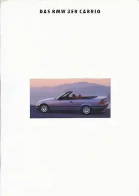 BMW 3er Cabrio Prospekt 1994