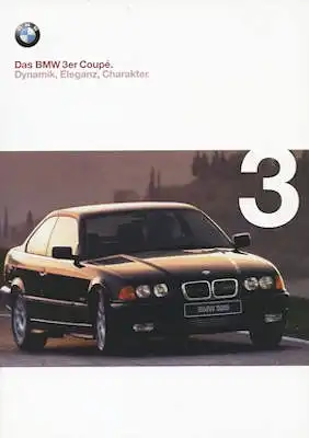 BMW 3er Coupé Prospekt 1998