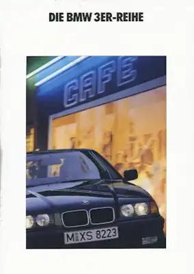 BMW 3er Limousinen Prospekt 1992