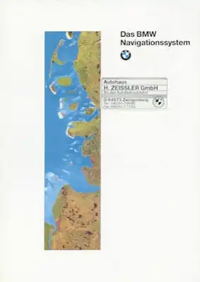 BMW Navigationssystem Prospekt 1995