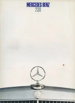 Mercedes-Benz 230 Prospekt 12.1968