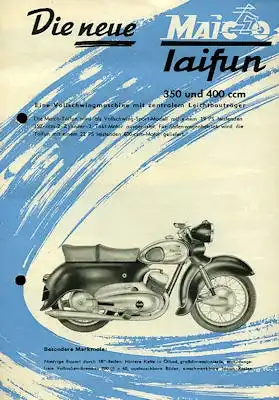 Maico Programm 1954