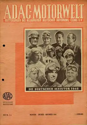 ADAC Motorwelt 1948 Heft 3-4