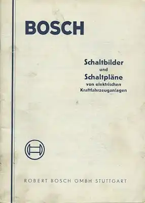 Bosch Schaltbilder und -pläne von Pkw 11.1956