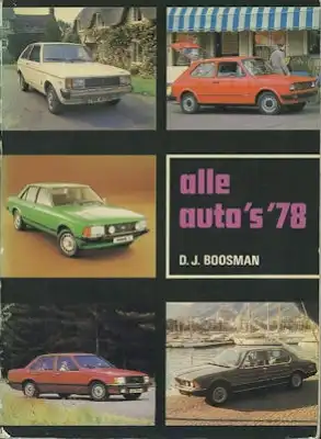 D.J. Boosman Alle Auto`s 1978