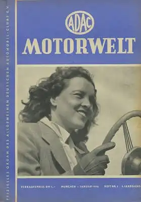 ADAC Motorwelt 1950 Heft 1