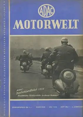 ADAC Motorwelt 1950 Heft 7