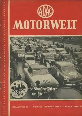 ADAC Motorwelt 1950 Heft 11
