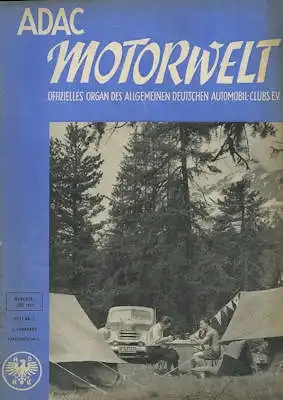ADAC Motorwelt 1952 Heft 7