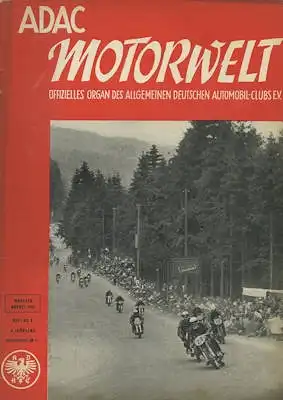 ADAC Motorwelt 1952 Heft 8