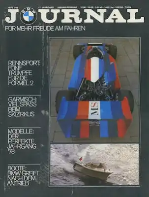 BMW Journal Heft 1 1978