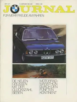 BMW Journal Heft 3 1977