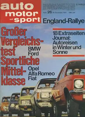 Auto, Motor & Sport 1971 Heft 26