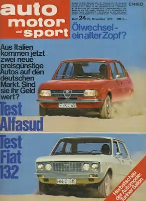 Auto, Motor & Sport 1972 Heft 24