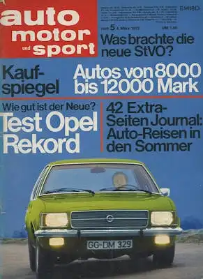 Auto, Motor & Sport 1972 Heft 5