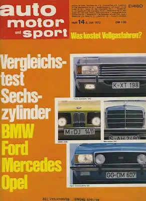 Auto, Motor & Sport 1972 Heft 14
