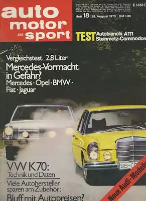Auto, Motor & Sport 1970 Heft 18