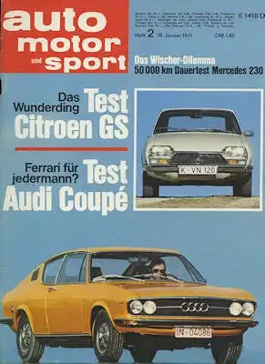 Auto, Motor & Sport 1971 Heft 2