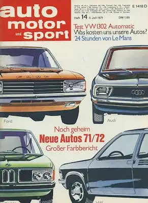 Auto, Motor & Sport 1971 Heft 14