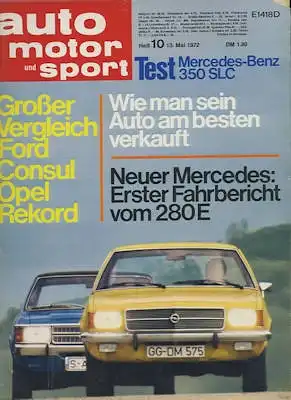Auto, Motor & Sport 1972 Heft 10