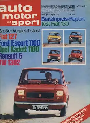 Auto, Motor & Sport 1972 Heft 9