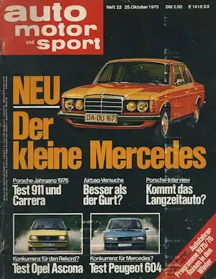 Auto, Motor & Sport 1975 Heft 22
