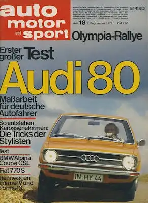 Auto, Motor & Sport 1972 Heft 18