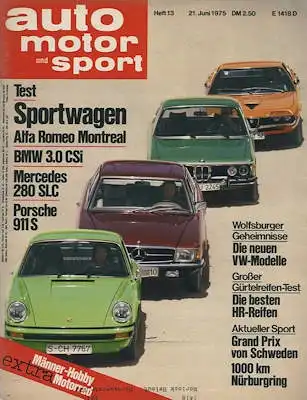 Auto, Motor & Sport 1975 Heft 13