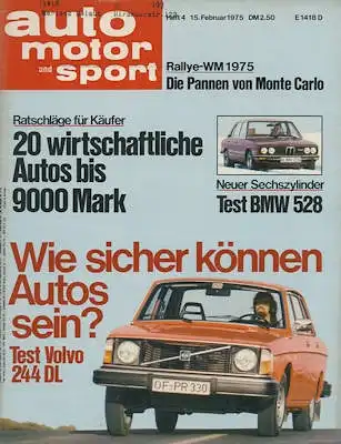 Auto, Motor & Sport 1975 Heft 4