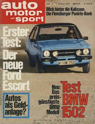 Auto, Motor & Sport 1975 Heft 3