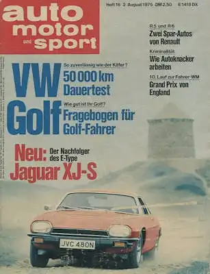 Auto, Motor & Sport 1975 Heft 16