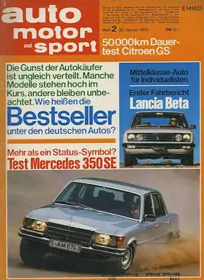 Auto, Motor & Sport 1973 Heft 2
