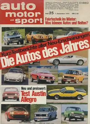 Auto, Motor & Sport 1974 Heft 25