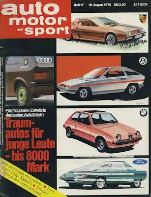 Auto, Motor & Sport 1975 Heft 17