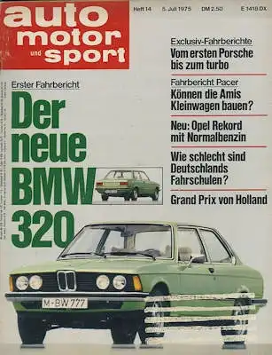 Auto, Motor & Sport 1975 Heft 14