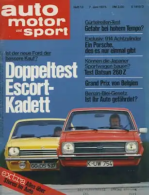 Auto, Motor & Sport 1975 Heft 12