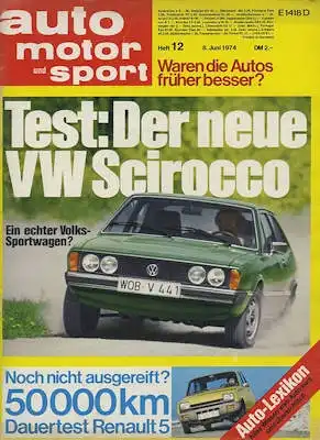 Auto, Motor & Sport 1974 Heft 12