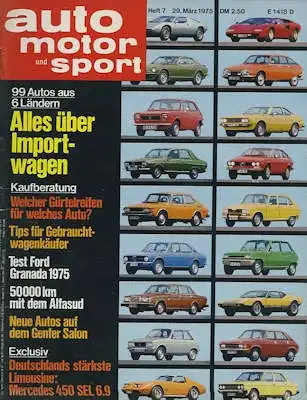 Auto, Motor & Sport 1975 Heft 7