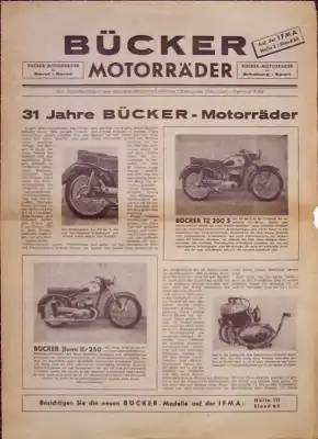 Bücker IFMA 1953 Zeitung