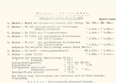 Bücker IFMA 1953 Zeitung