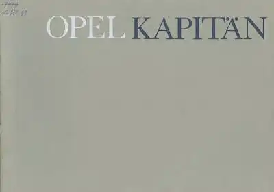 Opel Kapitän Prospekt 1964