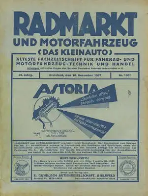 Rad-Markt und Motorfahrzeug 10.12.1927 Nr. 1907