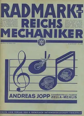 Radmarkt und Reichsmechaniker 1934 Nr. 2235