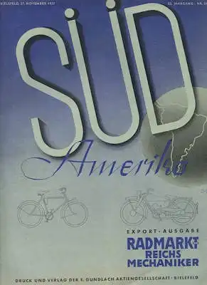 Radmarkt und Reichsmechaniker 1937 Nr. 2427