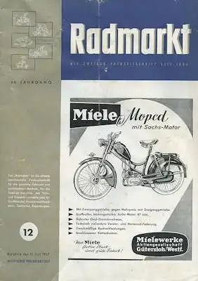 Radmarkt 1957 Heft 12